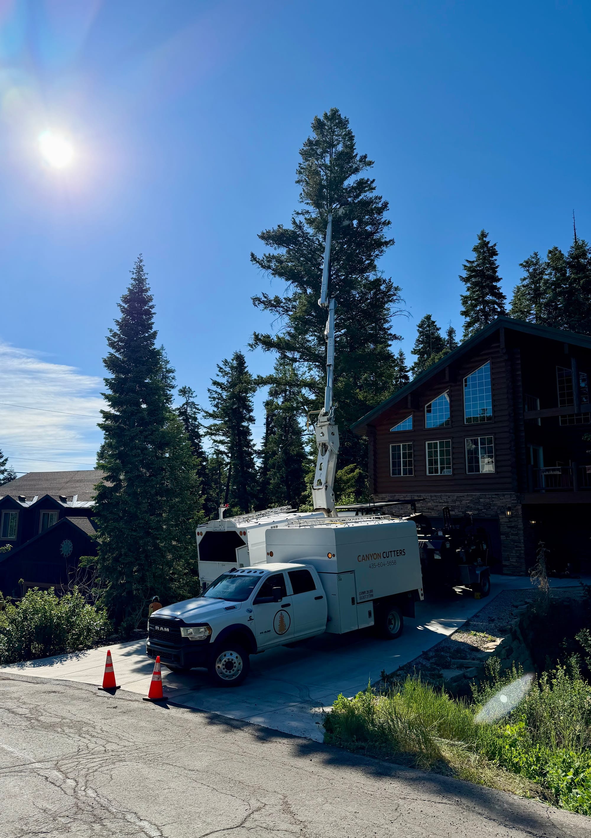 Canyon Cutters crew at work in the Wasatch Mountains